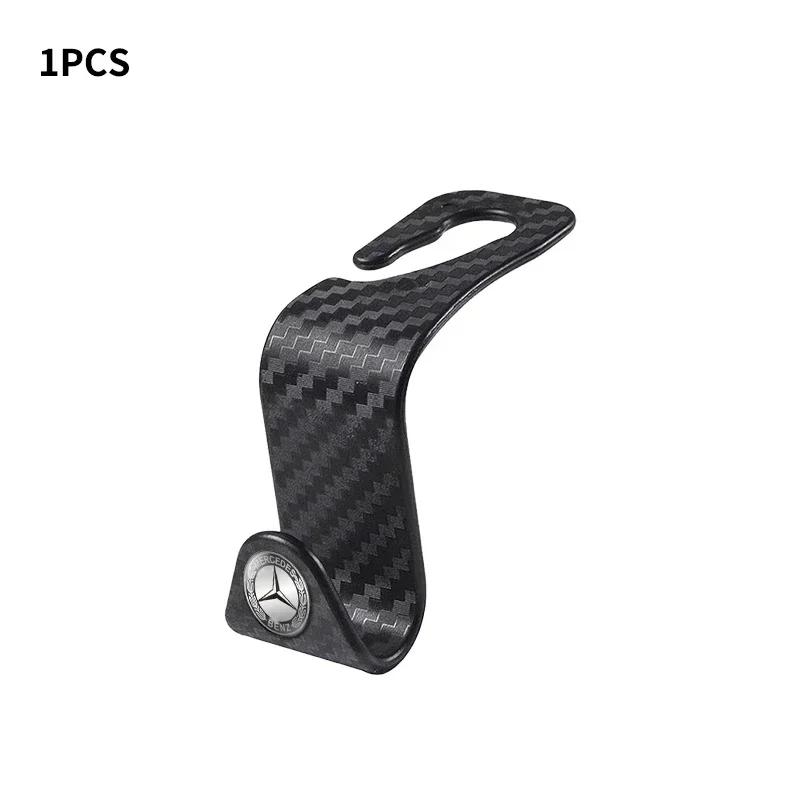 

Carbon Fibre Car Rear Seat Hook Hanger Storage Organizer Hooks For Mercedes Benz AMG W204 W205 W211 W212 W213 W176 GLA CLA