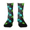 Unisex Breathable Mid-Calf Socks with Halloween Print Comfortable Fit Stretchy Fabric for Everyday Wear and Seasonal Use