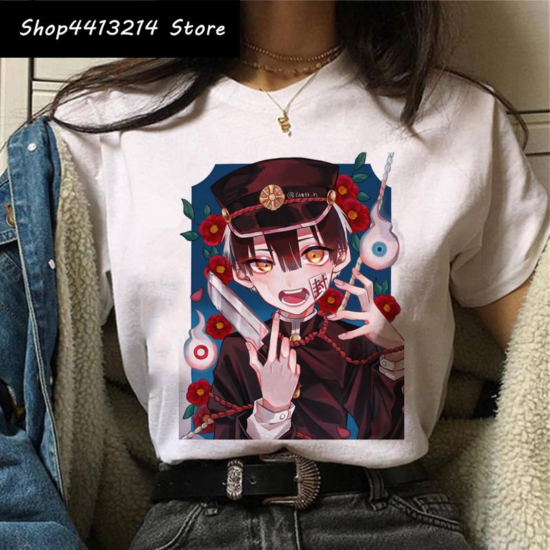 Hanako Kun T Shirt Women Japanese Anime Summer Tops Toilet Bound Funny Cartoon TShirt Harajuku Unisex Tshirt Female New