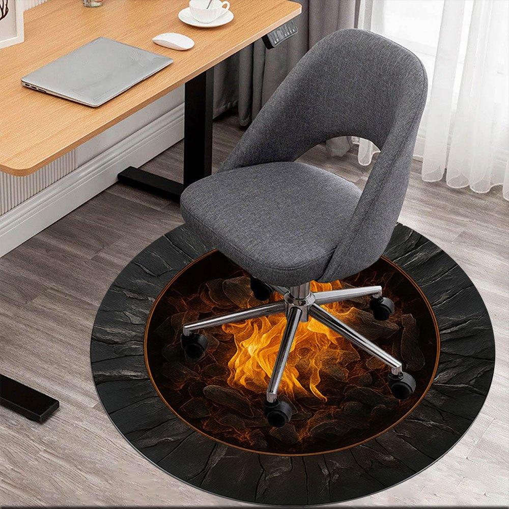 

Cozy Fire Pit Design: Perfect for Indoor or Outdoor UseRound Non-Slip chair mat chair carpet for office Rugs for Office Decor Gift For Valentine s Day 80cm by 80cm
