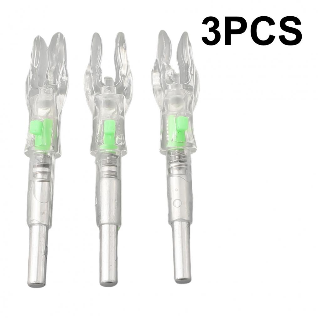Long Lasting LED Lighted Arrow Nocks Tail Suitable for 4 2mm Arrow Shafts