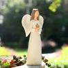 Resin Hand-Painted Figurine Girl Embracing Horse/Hands Holding Sisters/Angel/Family Statue Sentimental Gifts for Women