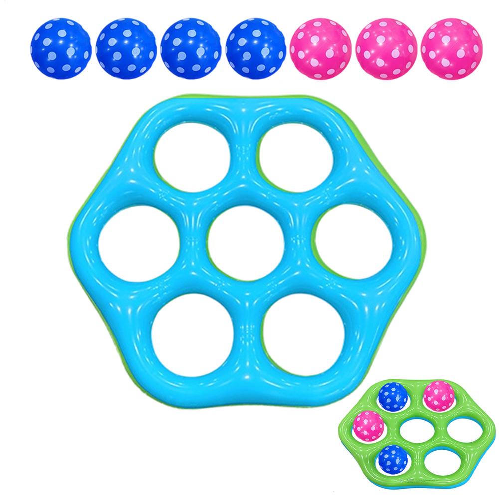 Pool Toys Hexagonal Ring Throwing Toy For Water Water Ring Toss Game For Beach Lake Backyard Party Vacation Family Travel