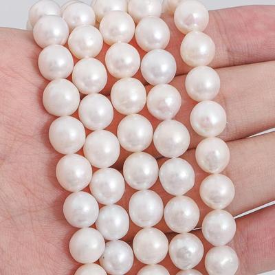 48 ks prírodných sladkovodných perál, na výrobu náhrdelníkov, náramkov, náušníc a šperkov