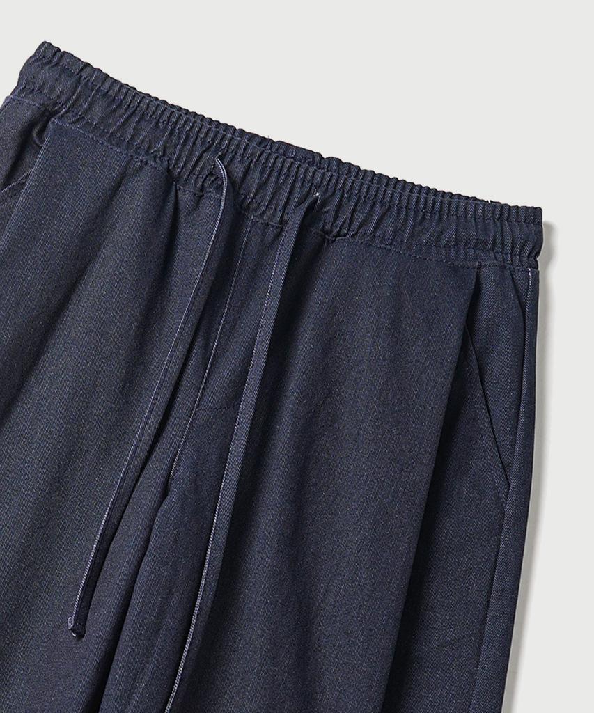 JEMUT Gift Balloon Washed Cotton Pants Navy Jjlp2671