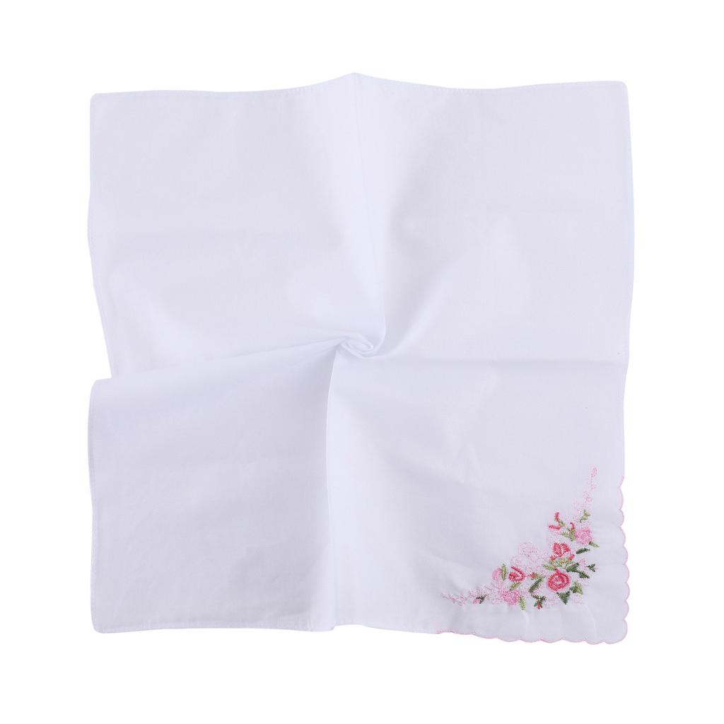 Embroidery Sweat Absorbent Pocket Handkerchief for Wedding Party Activities Soft and Absorbent Pocket Towel