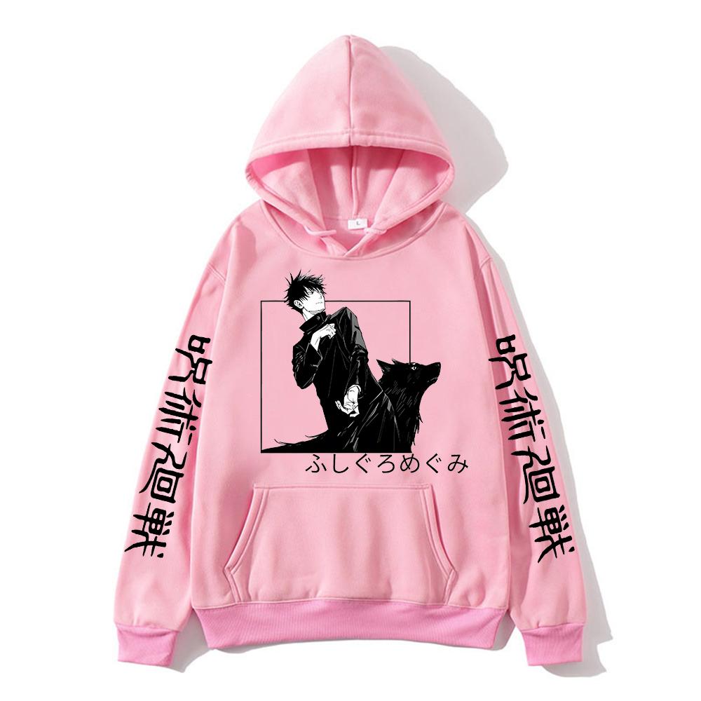 Megumi Fushiguro Hoodie Jujutsu Kaisen Graphic Hoodies Vintage Oversized Hooded Sweatshirt Long Sleeves Men Women Clothes
