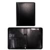 Portable PU Leather A4 File Folder Zipper Bag Card Holder Pen Insert Business Briefcase Zipper Closure Memo Pad Clip Conference