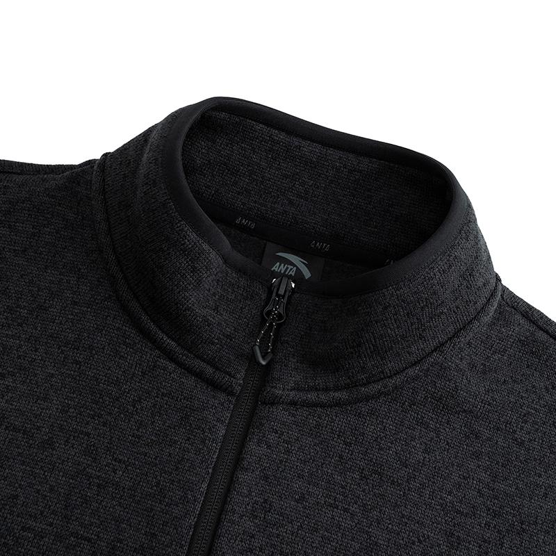 Anta Mote Ståkrage Utendørs Fleece Varm Jakke Herrejakker 952546710-2