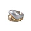 Elegant Ins-Style Matte Irregular Adjustable Ring for Women - Fashionable, Versatile, and Trendy Index Finger Jewelry.