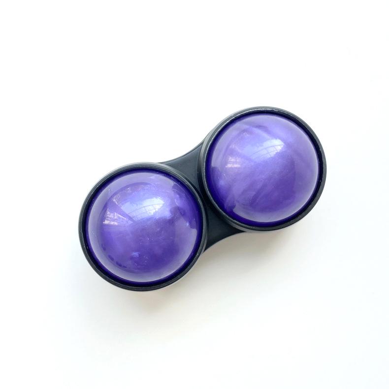 Dual Roller Resin Massage Ball for Muscle Relaxation and Fitness