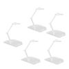  Packs Action Figure Stand Doll Model Support Multi Functional Adjustable Figure Holder Transparent