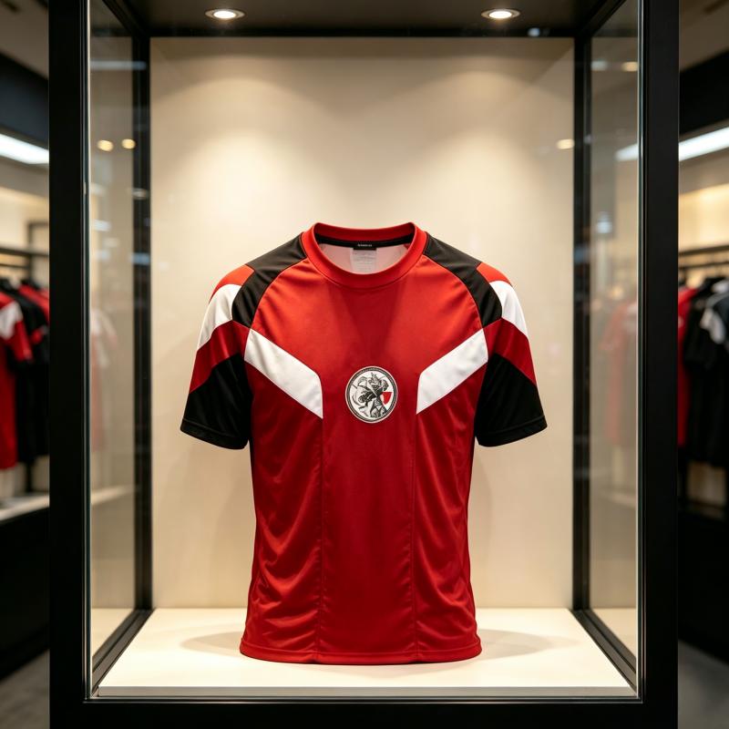 2026 Ajax Trainingsshirt - Y2K Retro Design T-Shirt - Bequem, Atmungsaktiv, Langlebig, Leichtes Sportoberteil - Eltern Kind 2XL
