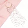 Stylish Imitation Pearls Headwear with Delicate Tassels Costume Headbands Ideal For Prom Gatherings And Casual Outfits
