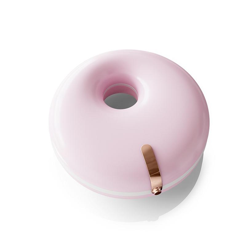 2 Layers Invisible Braces Box Doughnut Design Portable Orthodontic Retainer Case Simple Style Remover Chewies Denture Box