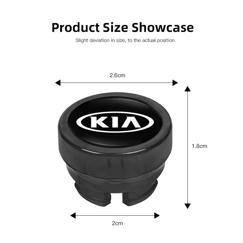 YQOF3 Car Cigarette Lighter Plug Dust Cover Button Socket Protective Case For Kia Morning Picanto Rio Stonic Sportage Ceed Optima Fort