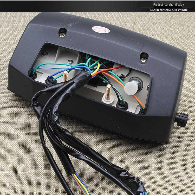 Yibai Ke Motorcycle Instrument Dashboard Electro-mechanical Meter WY125-A-C-F