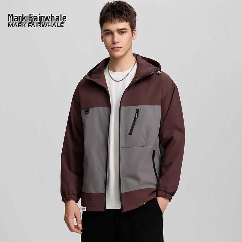 Mark Fairwhale Herren Vielseitige Colorblock-Jacke