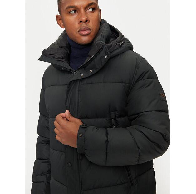 Зимняя куртка BOSS Omaris 50528573, черная, стандартный крой