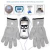 Luvas de massagem condutivas de terapia de fibra de prata para eletroterapia