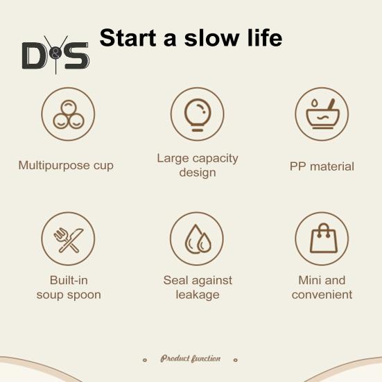 500ml izolovaný polévkový kelímek s přezkovým víkem Vakuová nádoba na potraviny Nepropustná nerezová nádoba na oběd s širokým hrdlem na horké jídlo