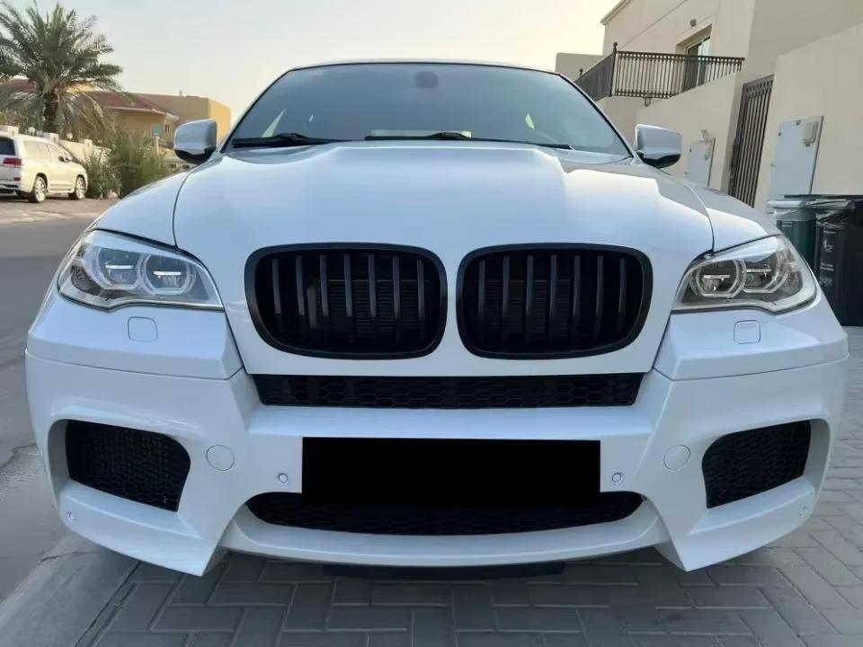 Compatible Silver Grille for 07-14 BMW X5/X6 E70 E71 Starry Sky Edition.