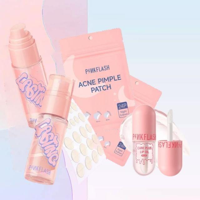 

PINKFLASH - Набір: Патчі від прищів та набір для догляду за шкірою #Skincare Set - 3pcs