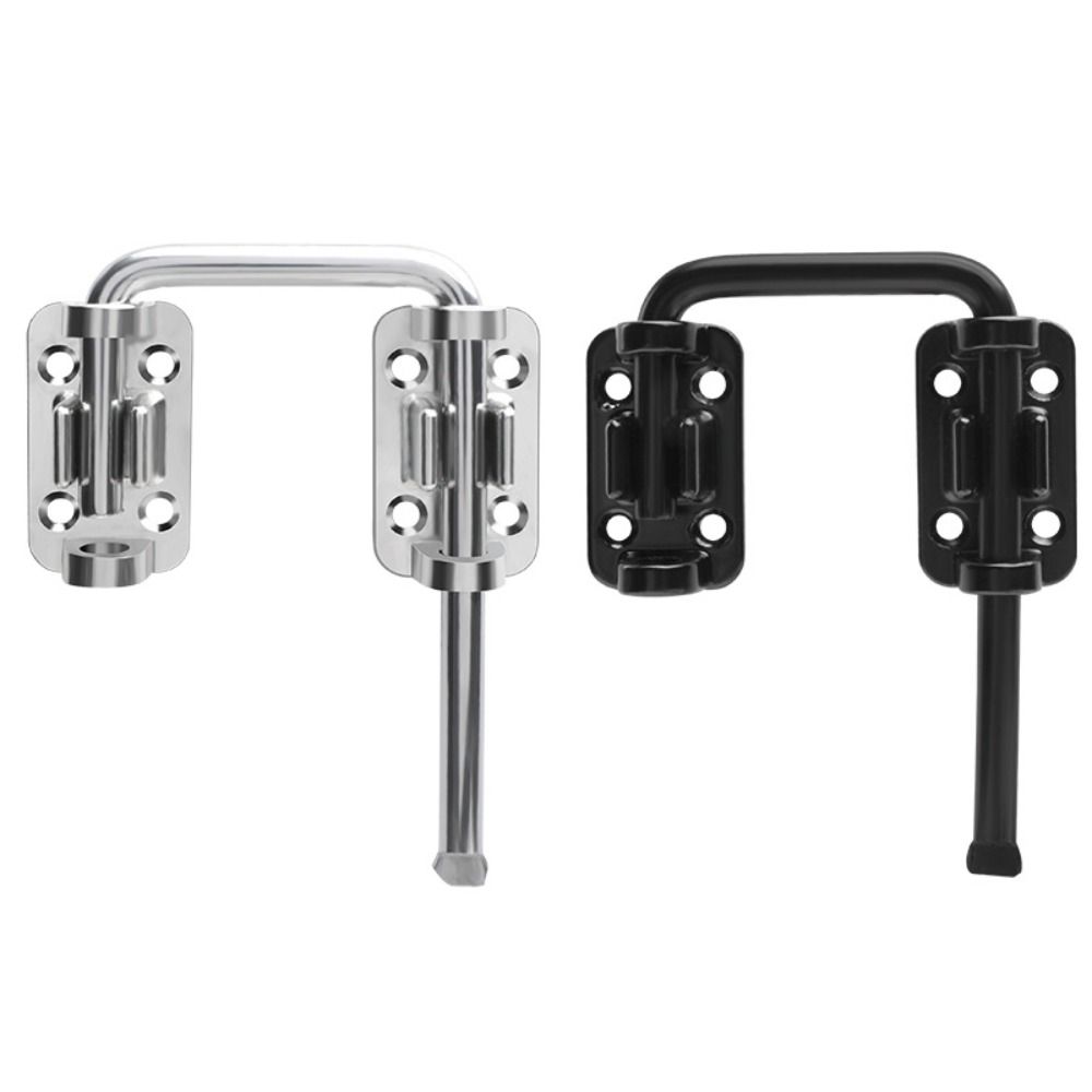 Stainless Steel Door Lock Thickened Safety Barrel Bolt Drawer Non Perforated Buckle  Bathroom Doors