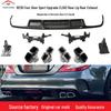 Mercedes-Benz CLS-Class W218 (2013-2017) CLS63 Rear Diffuser with Tailpipes - Four-Door Sport Upgrade