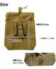 Drawstring Bag with Belt Attaches to Belt or Includes External Bottle Military Waist Solid Large GPT Moss Green [Suitcase Company] Loop, Pocketable,