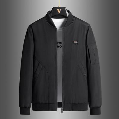 Baseball Collar Cotton Jacket Men's Winter Workwear Pilot Jacket Men's Plus Size Jacket Casual Thick Cotton Jacket
