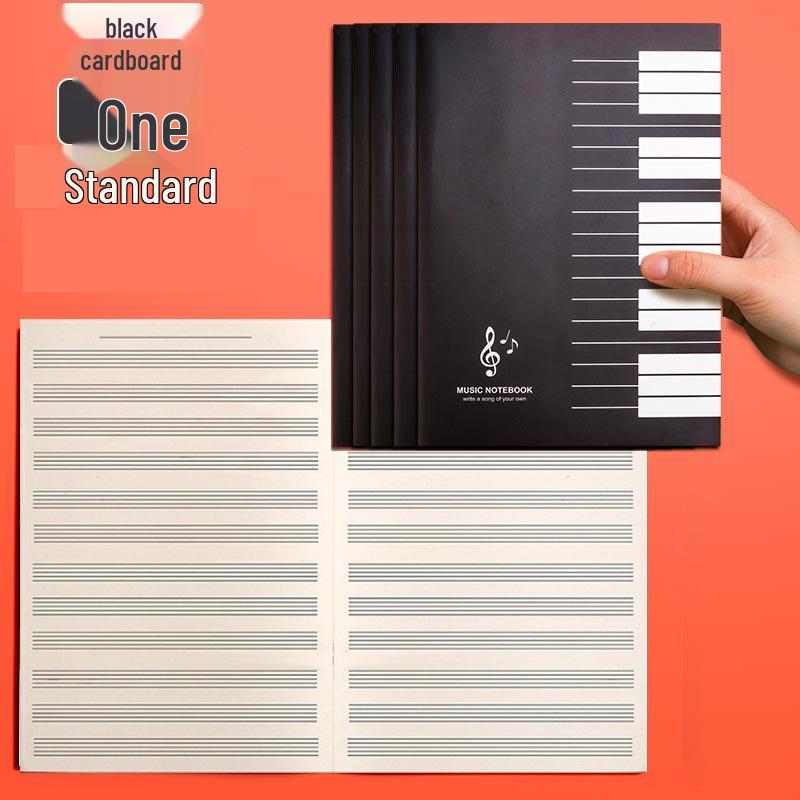 16K Staff Paper Music Notebook with Music Theory for Practice