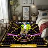 Vibrant Manga Artistry carpet floor mats Home Decor Bathroom mat Office chair cushion Art