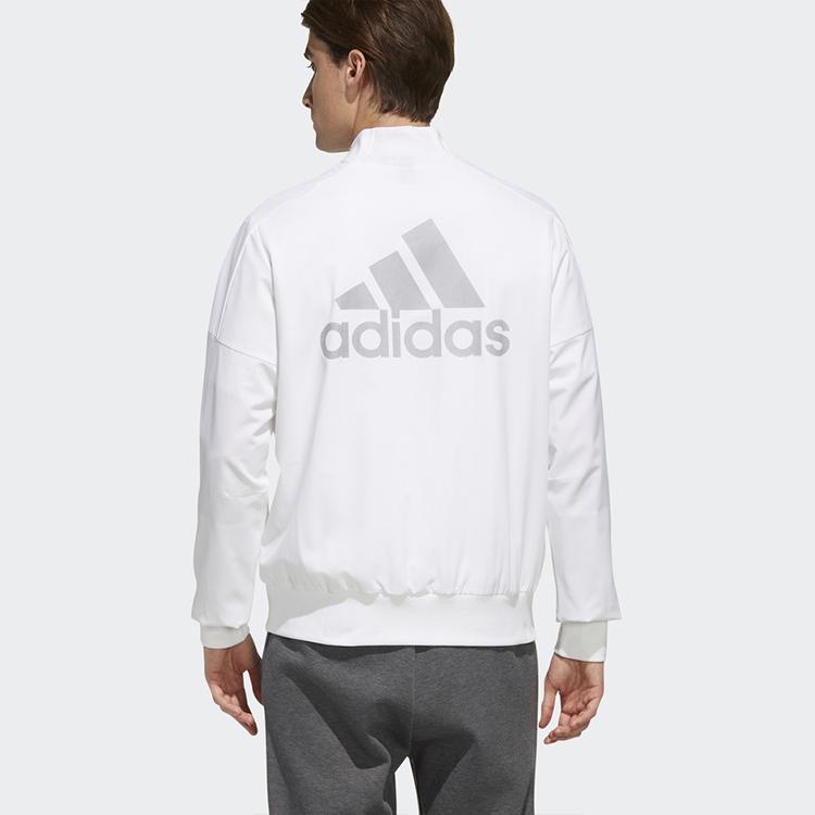 Adidas O2 JKT 3S Casual Sports Jacket Men Outerwear White EH3774