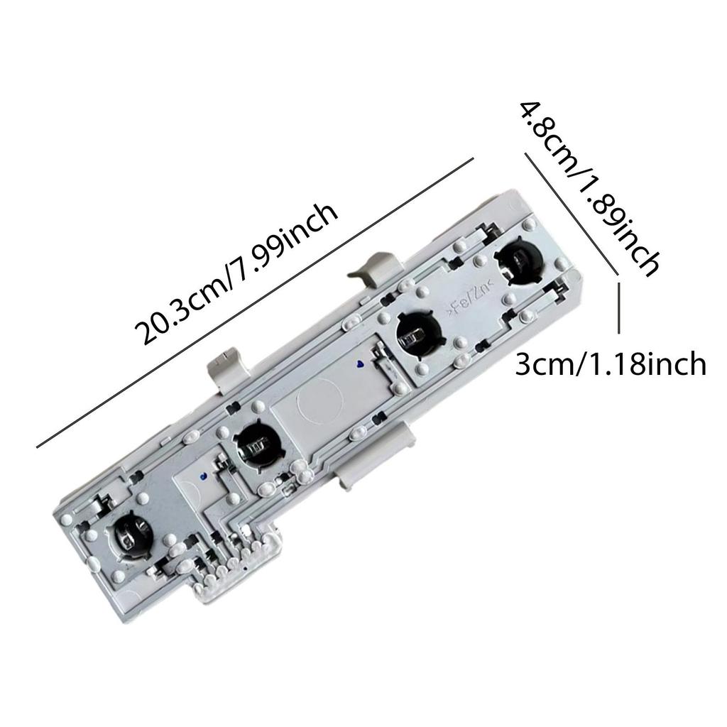 Rear Tail Light Cluster Bracket Bulb Holder Taillight Circuit Board for Skoda 2004-2013 Professional Gray Replacement
