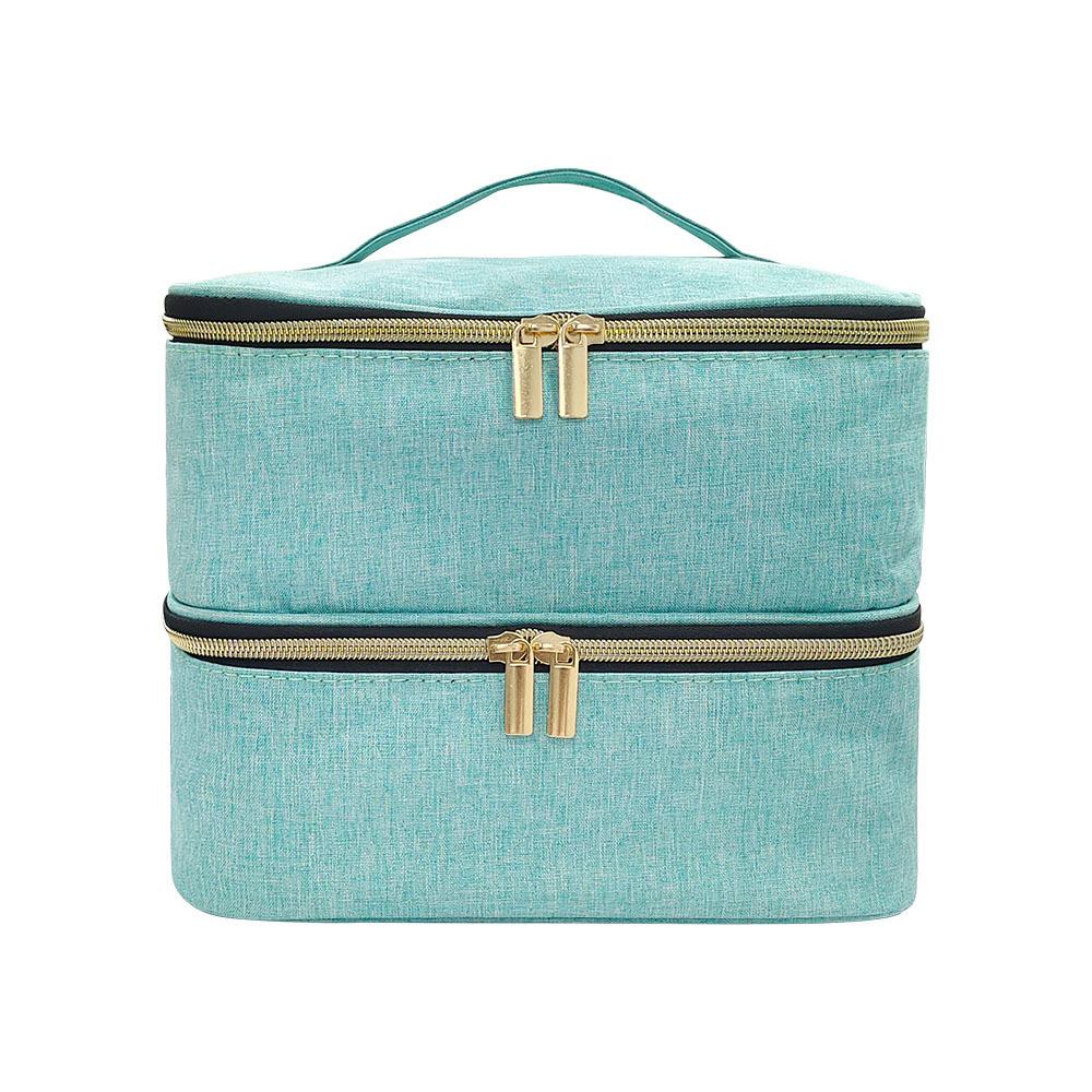 Nail Polish Organizer Double Layer Nail Polish Case for Nail Dryer Lamp Hold 30 Bottles 15ml 0.5 Fl.oz Portable Nail Storage Bag