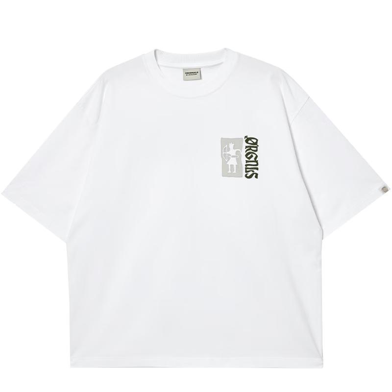 

Jack & Jones Men s Embroidered Loose Fit Cotton T-Shirt XL