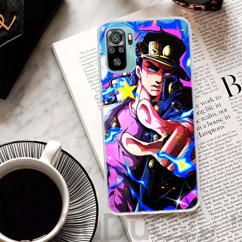 JoJo's Bizarre Adventure Kujo Jotaro Cover For Xiaomi Redmi Note 14 13 12S 12 11 Pro Plus Phone Case 11S 10S 10 11E 11T + 9S 9 P
