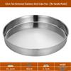 Lainuo 304 Stainless Steel Flat Round Tray