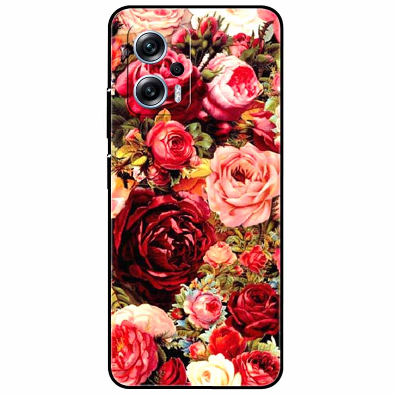 For Xiaomi Poco X4 GT Case 6.6'' Cat Wolf TPU Silicone Soft Coque Fundas for Poco X4 GT 5G Cover Black Edge Lovely PocoX4 X 4 GT