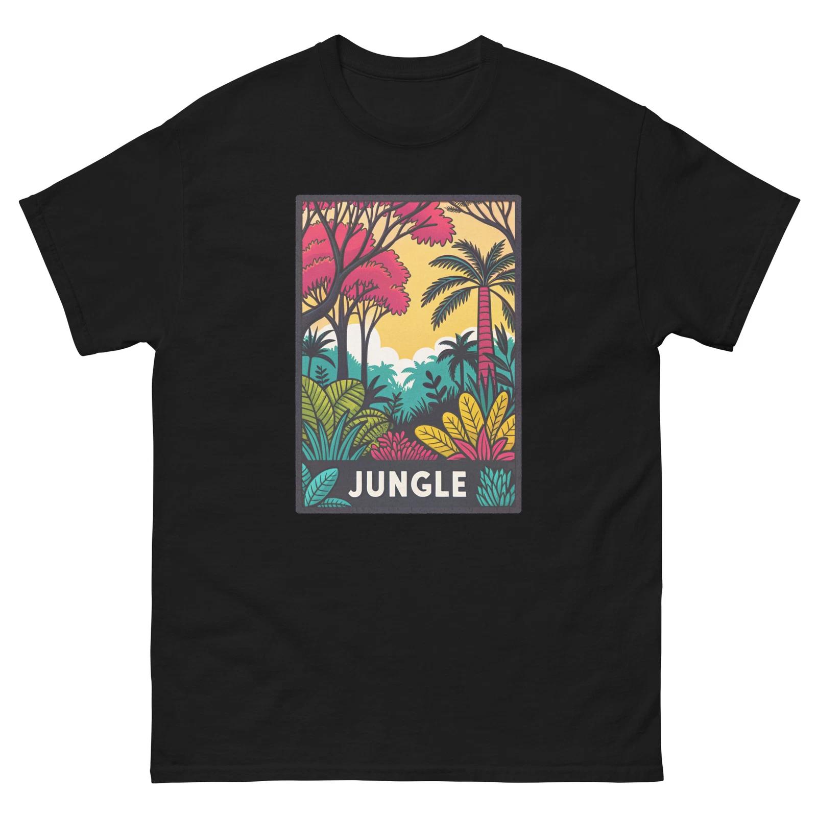 Jungle Geographical Landscape Location Scenery T-Shirt 4XL