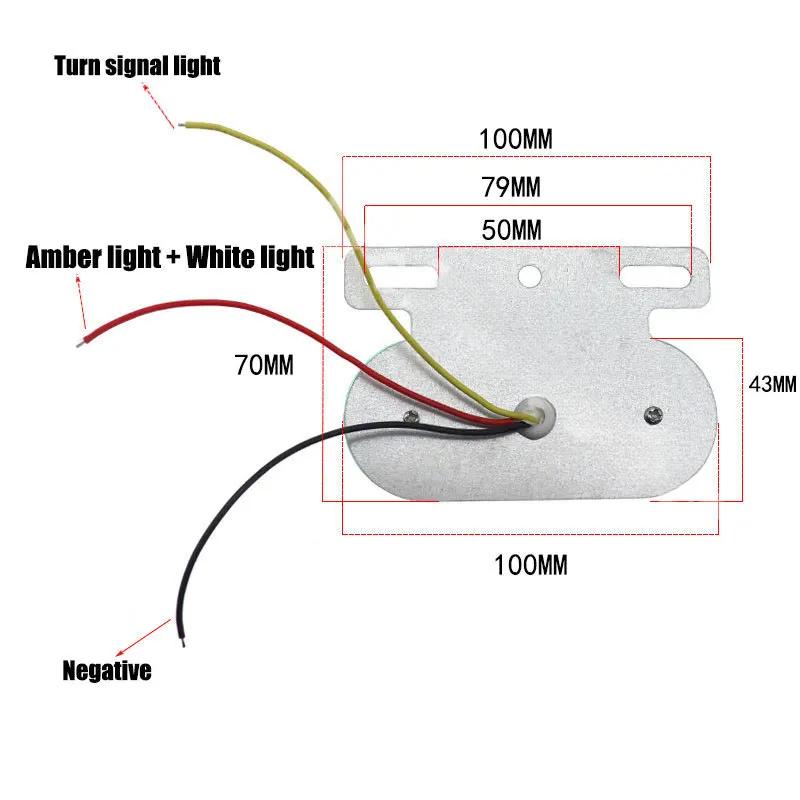 10 stk 12LED-sidemarkeringslys Signalindikatorlamper Advarsel Baklys 3 Modi Tilhenger Lastebil Lastebil Camping Led Car 12V/24V