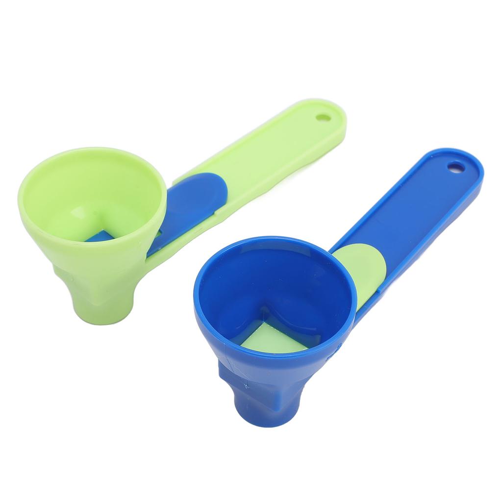 2 Stück Proteinpulver Schiebelöffel Kaffee Auslaufsicherer Löffel Trichter Messlöffel Babynahrung Messlöffel