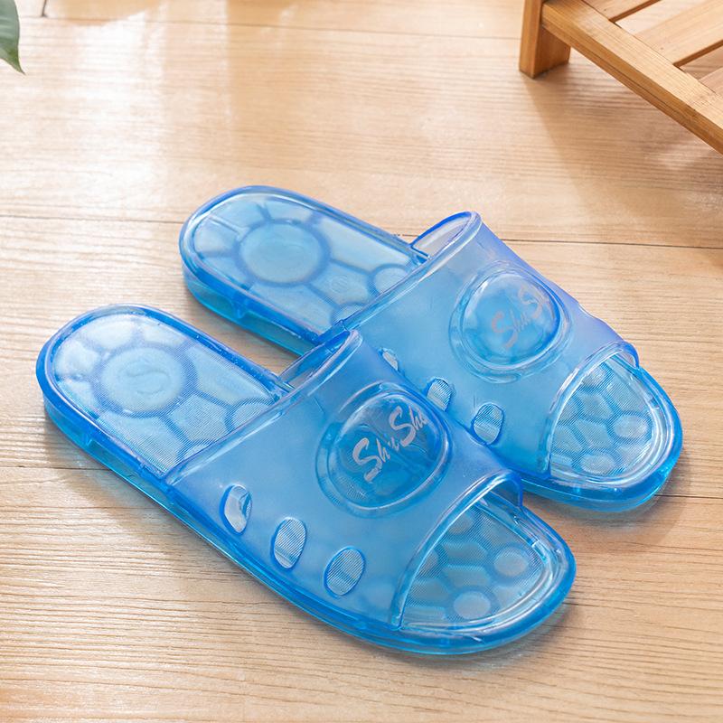Kristall Hausschuhe Damen rutschfest transparent Sandalen Plastik altmodisch nostalgisch klassisch Zuhause drinnen Jelly Zuhause Plastik