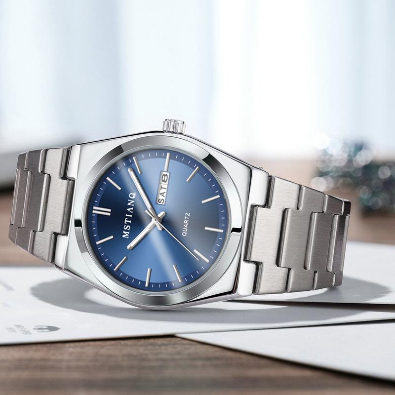 Fashion Premium Buckle Men S Business Casual Double Calendar Boys Luminous Quartz Watch Men