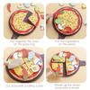 Children's Wooden Simulation Pizza Toy, Baby Play House Kitchen, Boy and Girl Gift, Pizza Cutting, Birthday Gift, Holiday Gift