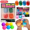 Schylling Nee Doh Nice Cube Mini Confezione da 4 Serie Morbido Giocattolo Sensoriale Fidget Sollievo dallo Stress Scatola Cieca Regalo da Collezione Per Bambini Adulti