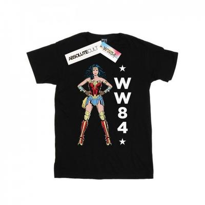 Girls Wonder Woman 84 Standing Logo Cotton T-Shirt