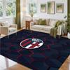 Bologna FC Design Crystal Velvet Rug Soft Decorative Mat for Bedroom Entrance