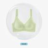 Traceless Jelly Underwear Women's Big Breasts Anti-sagging, Sub-breasts Lifted and Gathered Large Size Vest Type Steel-rimless Bra